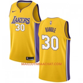 Maillot NBA Los Angeles Lakers Julius Randle 30 Nike 2017-18 Or Swingman - Homme